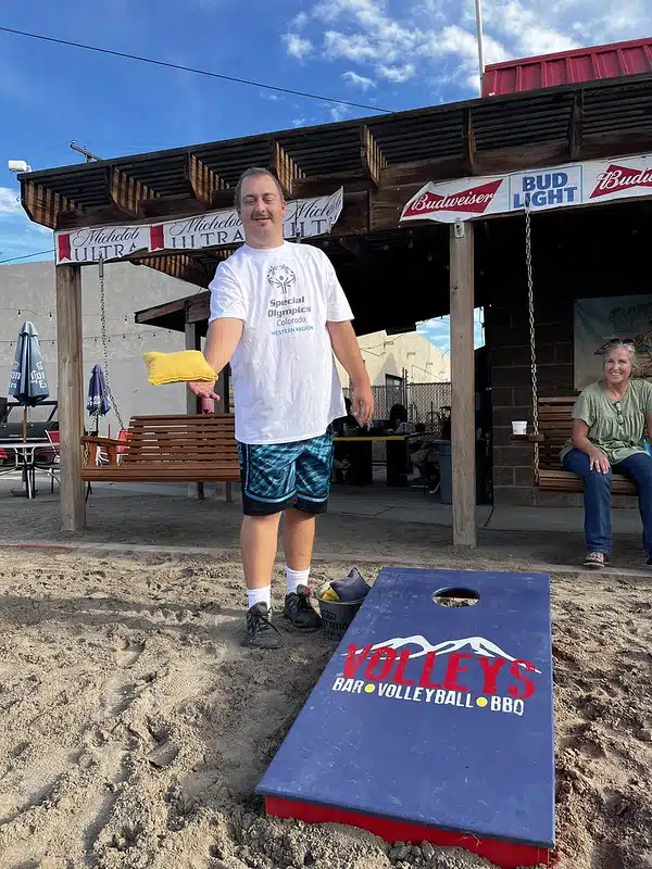 Cornhole toss