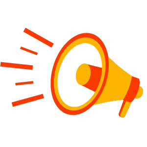 Graphic of megaphone