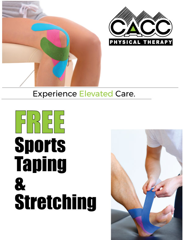 CACC Physical Therapy free sports taping & stretching